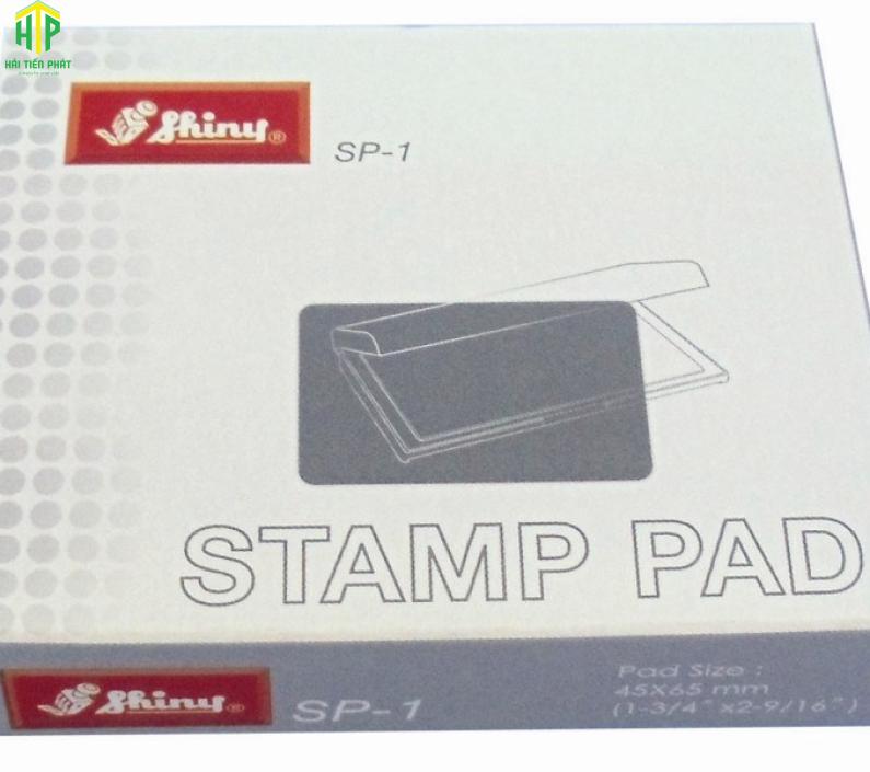 Hộp dấu nhựa Shiny SP.01 - có mực sẵn