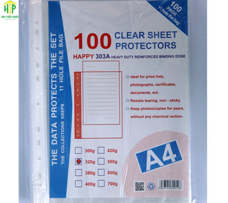 Bìa lỗ 320g