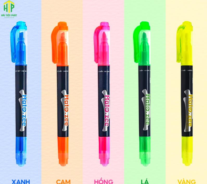 Bút dạ quang HL-02 (Xanh lá, Xanh biển, Vàng, Cam, Hồng)