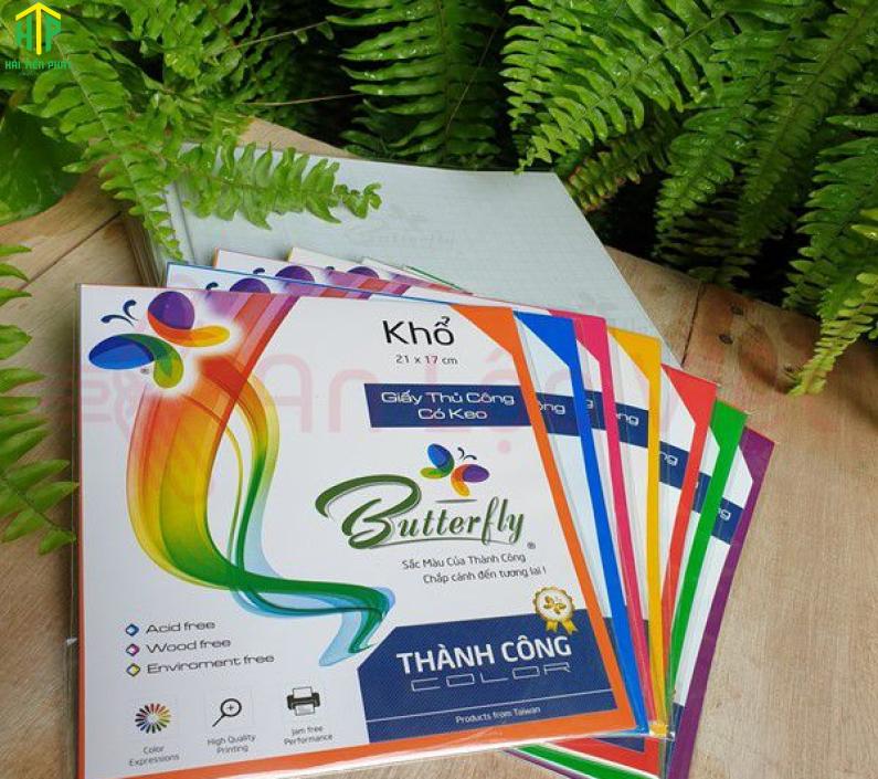 Bìa Màu A4 160gsm Dạ Quang