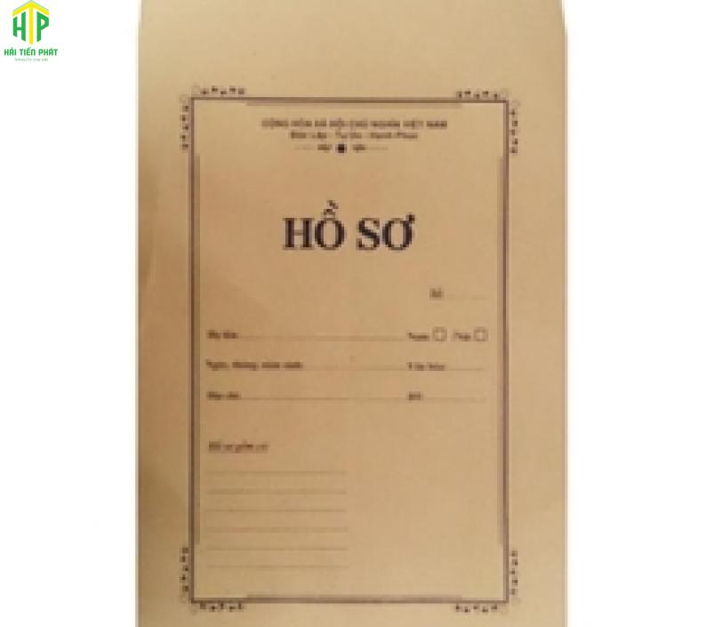 Bìa hồ sơ xin việc vàng