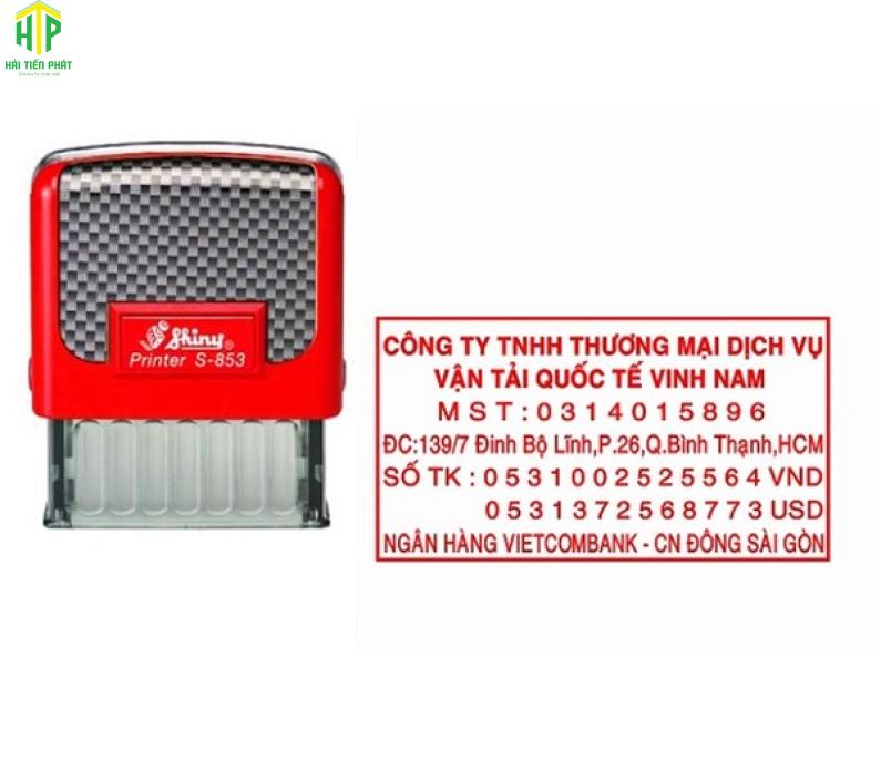 Con Dấu Vuông Công Ty 60×30