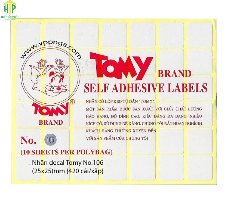 Giấy decal Tomy A5 No.99-124