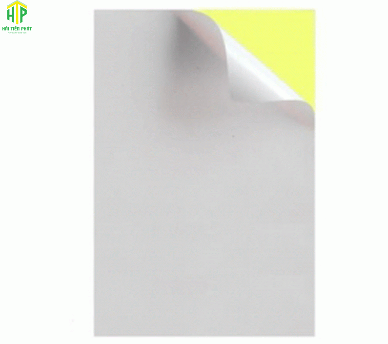 Giấy Decal A4 đế vàng
