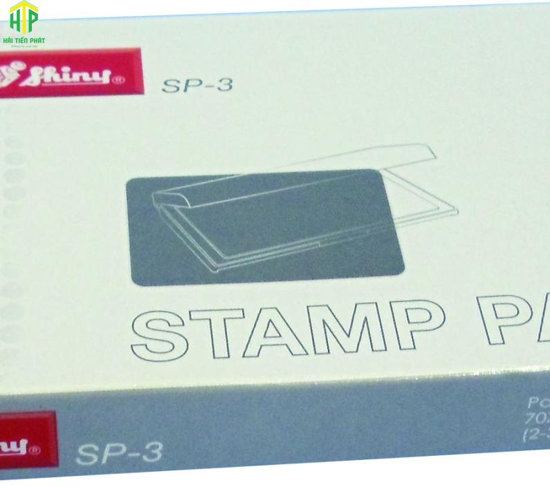 Hộp dấu nhựa Shiny SP.03 - có mực sẵn