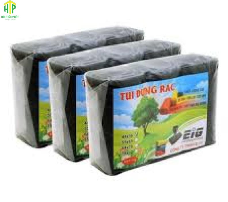 Bao rác 3 cuộn đen (tiểu, trung, đại)