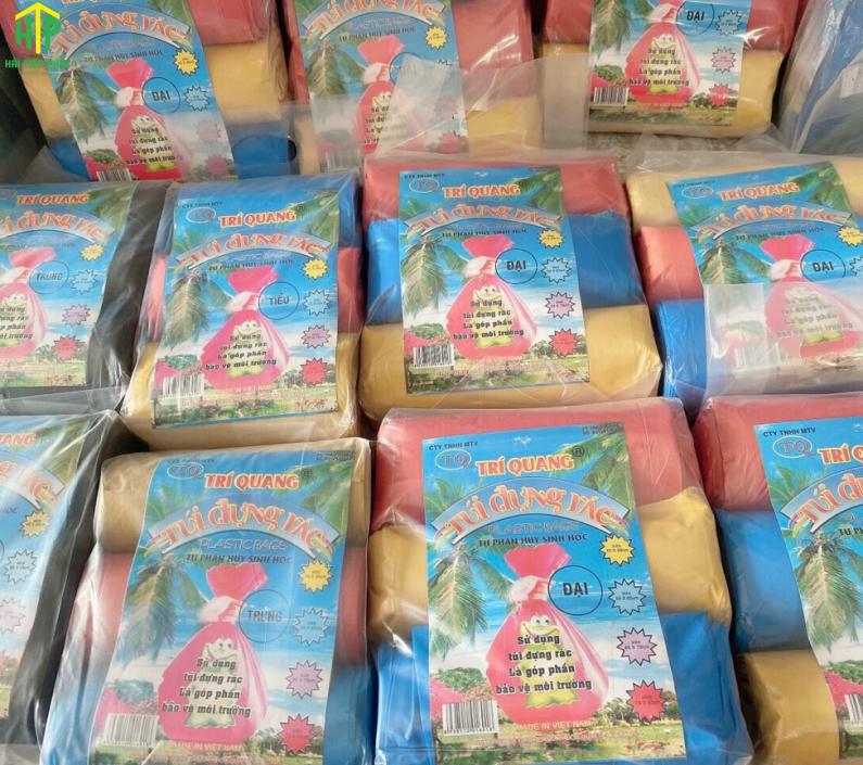 Bao rác 3 cuộn màu (tiểu, trung, đại)