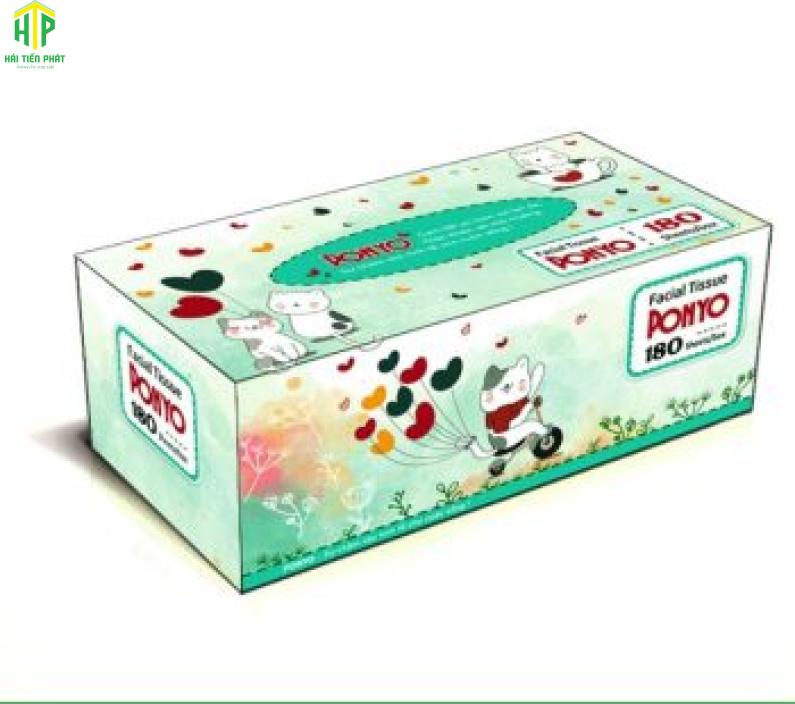 Khăn giấy Ponyo lau tay 2 lớp giá tốt
